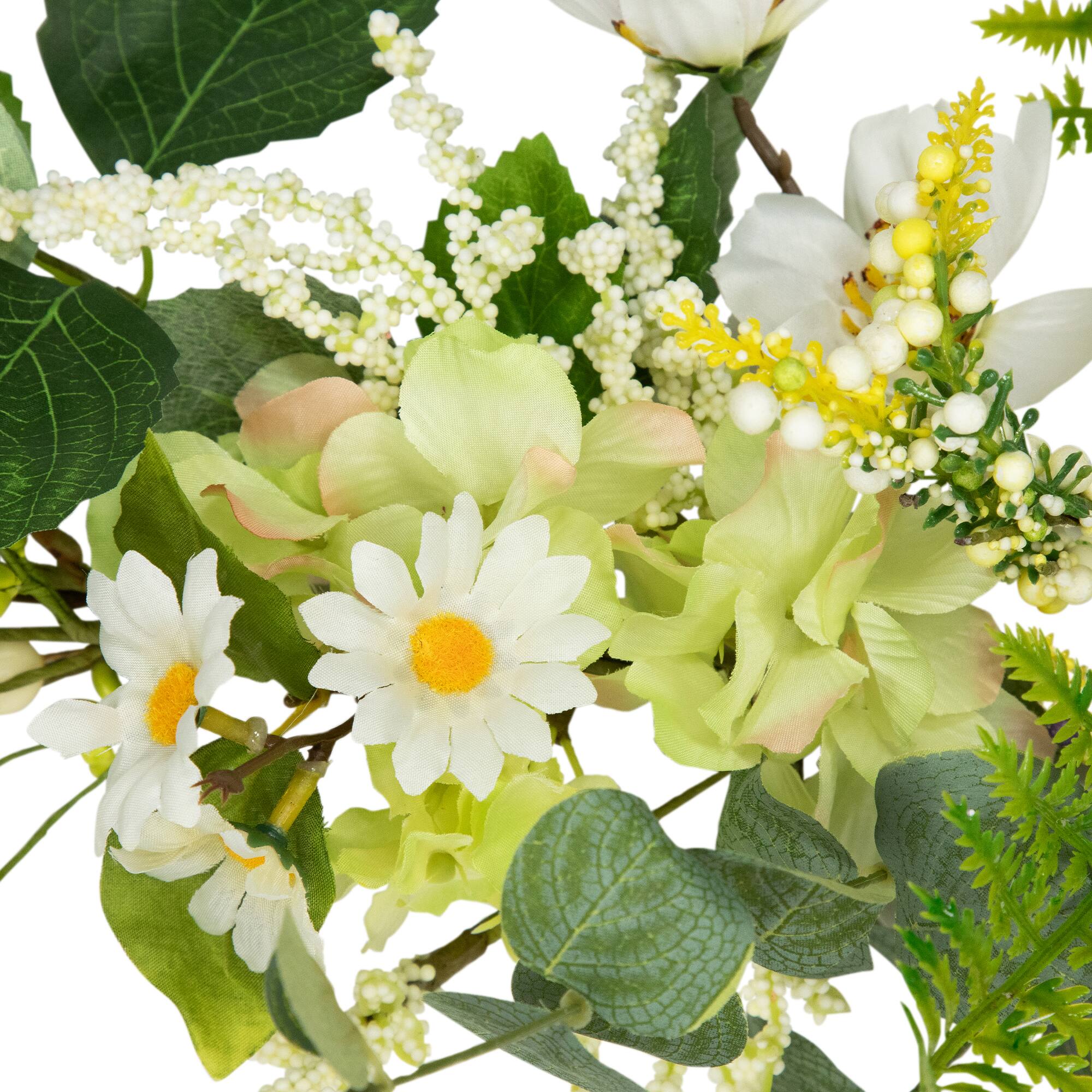 5ft. Hydrangea & Eucalyptus Artificial Floral Spring Garland